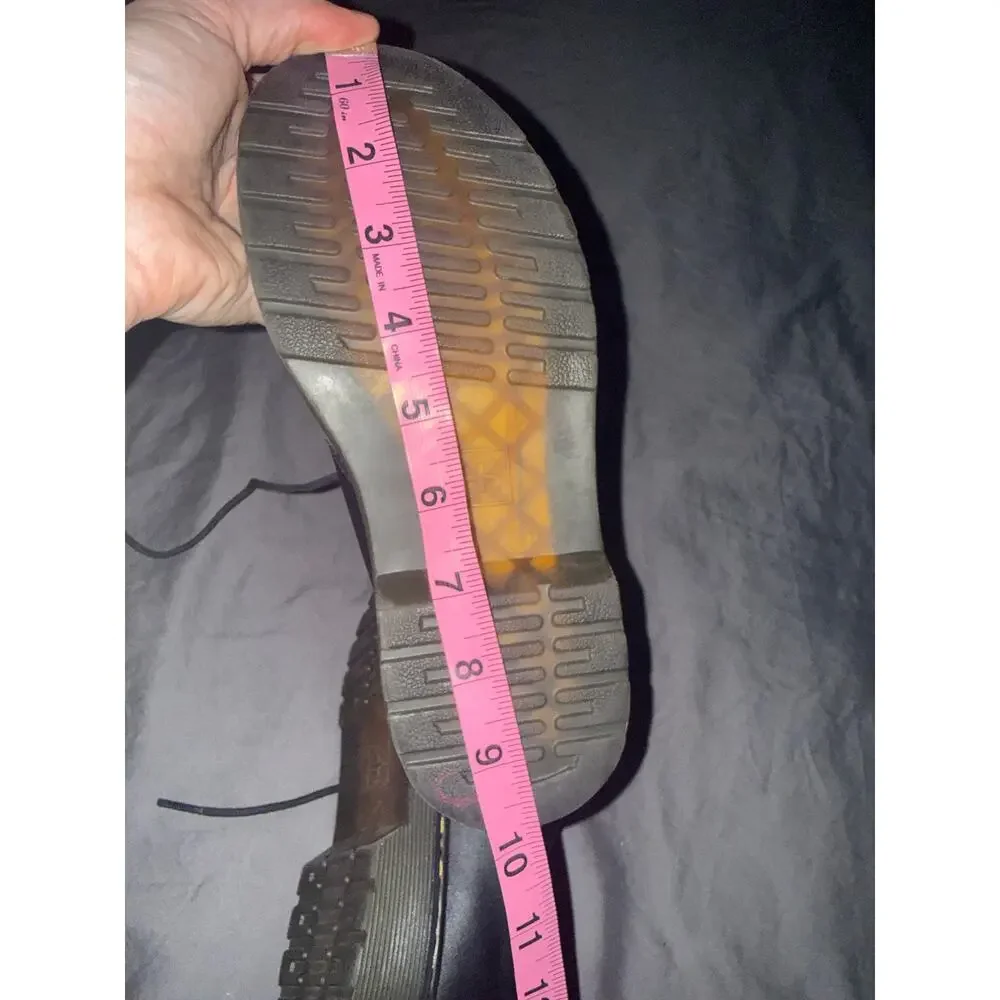 Dr Doc Martens Junior Sz 3 Softy Leather Flats Shoes